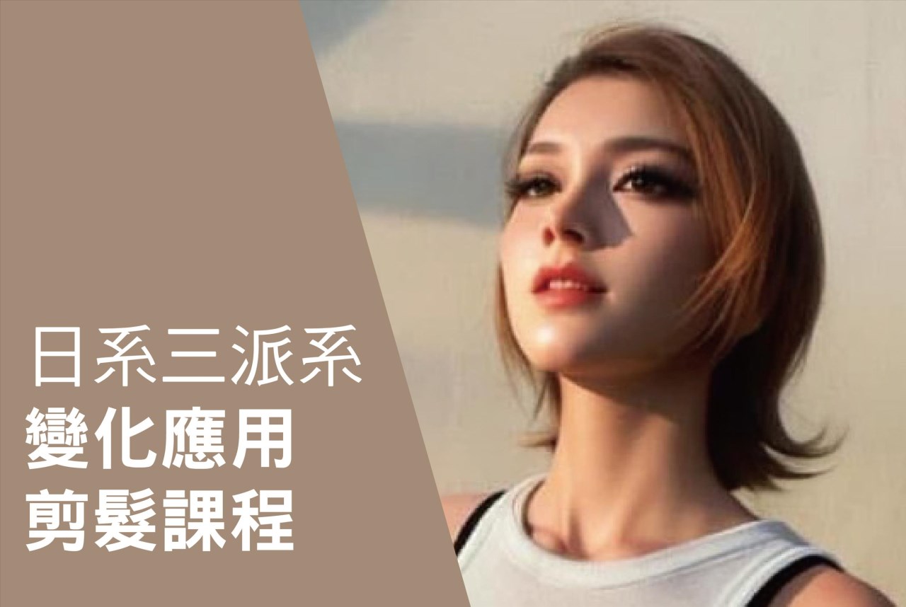 日系三派系變化應用剪髮課程